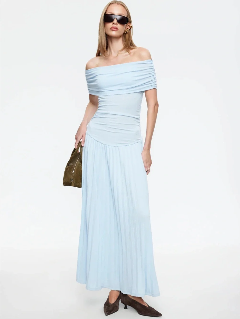 Lioness Field of Dreams Light Blue Maxi Dress Size XS - Picture 3 of 14
